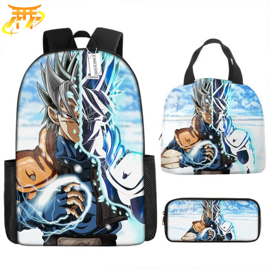 Cartable avec Trousse et Sacoche Kakashi x Vegeta DBGT - Naruto Shippuden™