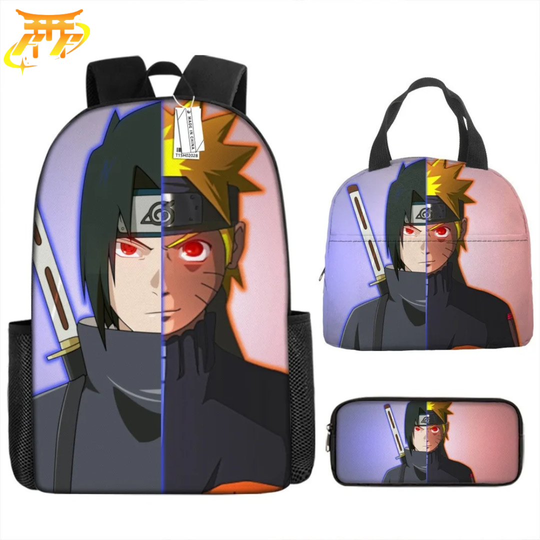 Cartable avec Trousse et Sacoche Sasuke x Naruto Storm3 - Naruto Shippuden™