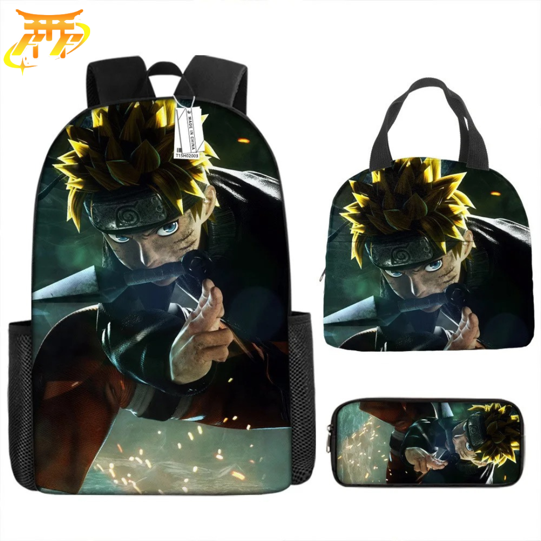 Cartable avec Trousse et Sacoche Uzumaki Naruto - Naruto Shippuden™