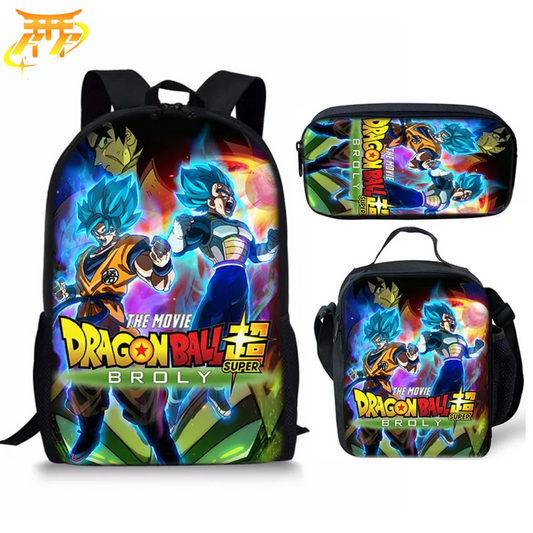 Cartable avec Trousse et Sacoche Broly - Dragon Ball Z™