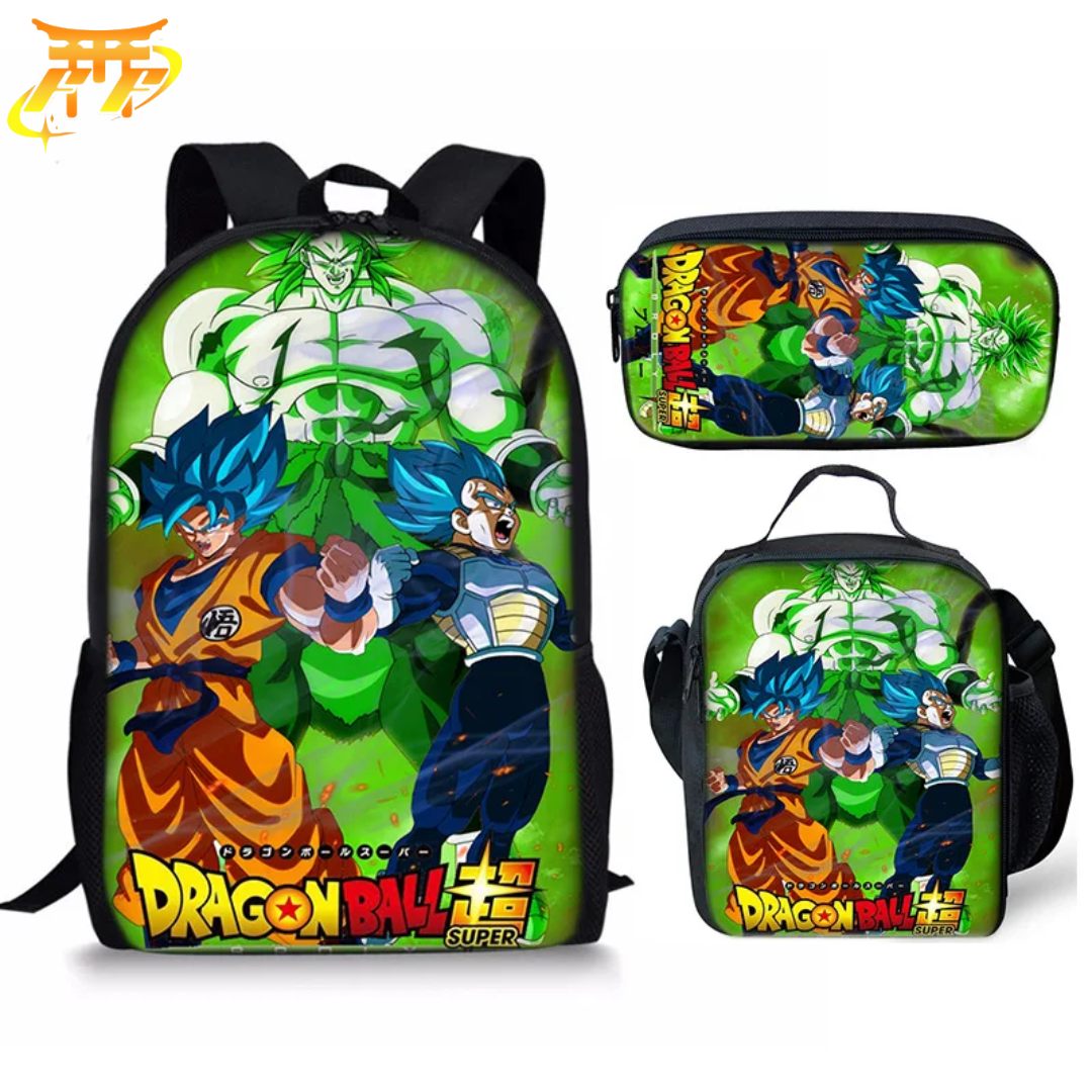 Cartable avec Trousse et Sacoche DBS Broly - Dragon Ball Z™