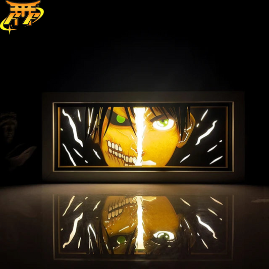 Lampe 3D Eren x Titan Assaillant - Attaque des Titans™