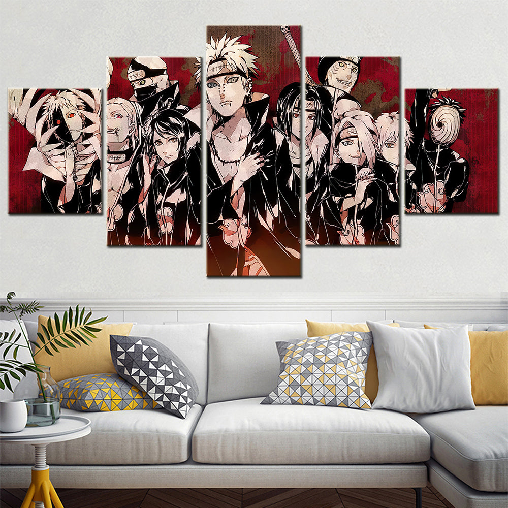 Tableau Akatsuki l'Alliance des Ombres - Naruto Shippuden™