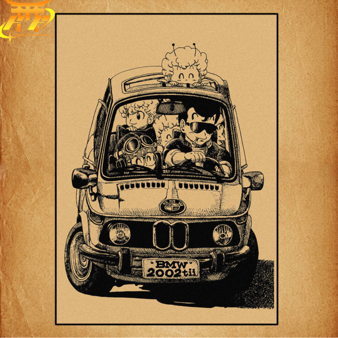 poster-arale-car-dragon-ball-z™