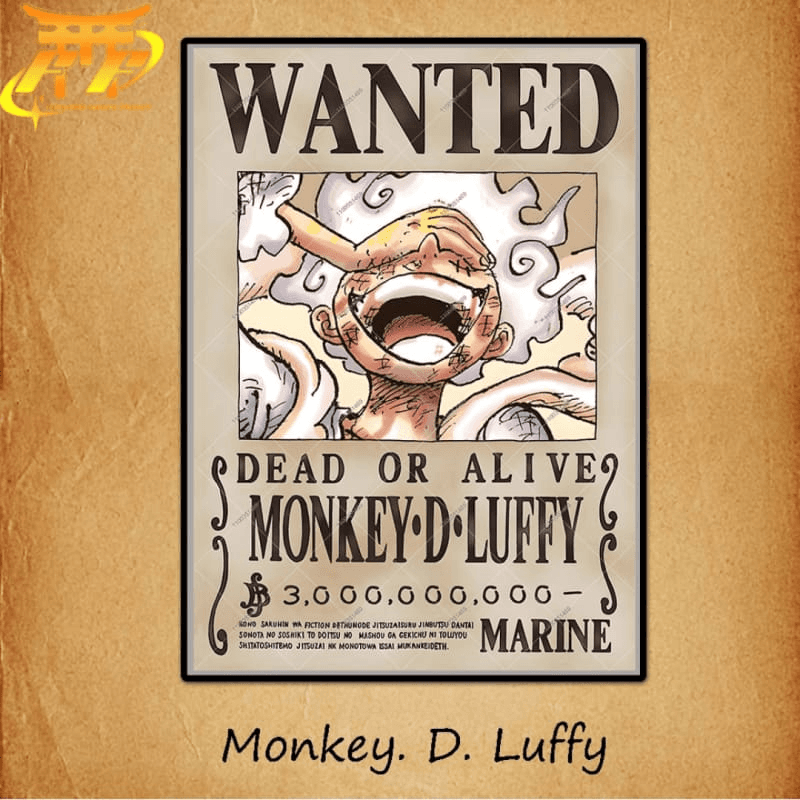 Poster Wanted Luffy "Yonko" - One Piece™