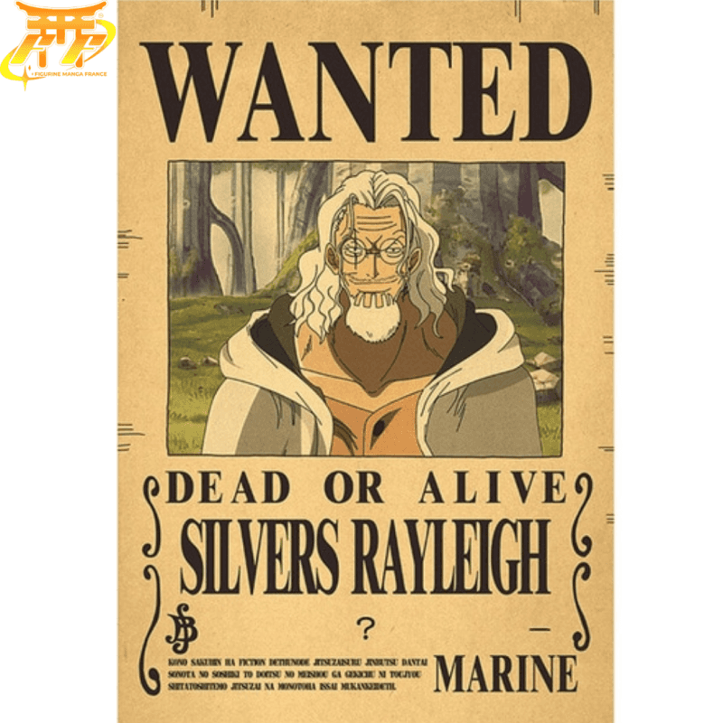 Poster Wanted Silver Rayleigh - One Piece™