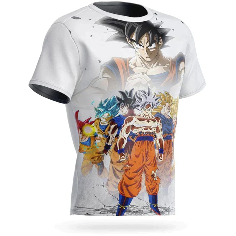 t-shirt-goku-transformations-dragon-ball-z™