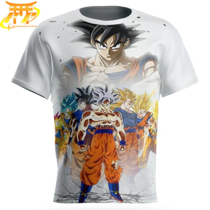 t-shirt-goku-transformations-dragon-ball-z™